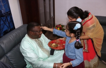 Raksha Bandhan Celebration at Embassy of India 